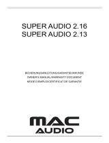 MAC Audio SUPER AUDIO 2.13 Owner's manual