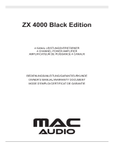 MAC Audio ZX 4000 Owner's manual