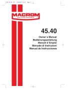 Macrom 45.4 User manual