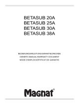 Magnat Betasub 25 A Owner's manual