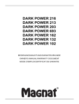 Magnat Dark Power 102 Owner's manual