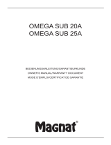Magnat Audio OMEGA SUB 25A Owner's manual