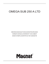 Magnat Omega Sub 250 A LTD Owner's manual