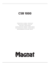 Magnat Audio CSB 1000 Owner's manual