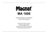 Magnat Audio MA 1000 Owner's manual