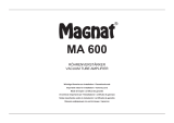 Magnat Audio MA 600 Owner's manual