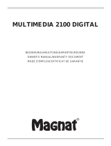 Magnat Audio MULTIMEDIA 2100 DIGITAL Owner's manual