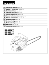 Makita DCS232T Owner's manual