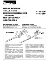 Makita HTR 7610 Owner's manual