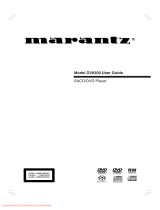 Marantz DV8300 User guide