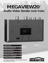 Marmitek A/V transmitters over Coax and CAT5: MegaView20 Audio Video Sender over Coax User manual