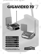 Marmitek A/V transmitters Wireless: GigaVideo 70 User manual