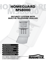 Marmitek HOMEGUARD MS8000 User manual