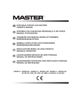 Master BV 80-280 E B 220 CEA B 354 CEA Owner's manual