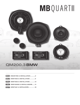 MB QUART QM200.3BMW User manual