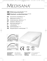 Medisana Wärmeunterbettt "HU 662", Weiß, 100 Watt, 150 x 80 cm Owner's manual