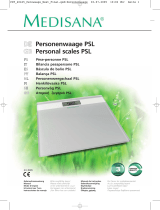 Medisana Personal scales PSL Owner's manual