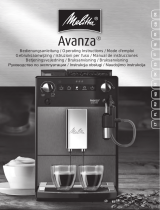 Melitta Avanza® series 600 Owner's manual