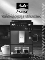 Melitta Avanza® series 600 User manual