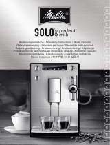 Melitta CAFFEO® SOLO® & Perfect Milk Owner's manual