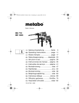 Metabo B 710 AC/DC Owner's manual