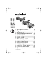 Metabo DS 175 Owner's manual