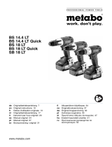 Metabo SB18LT 5.2 User guide
