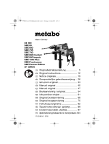 Metabo SBE 850 Contact Owner's manual