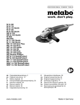 Metabo W 11-125 Quick IK User manual