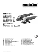 Metabo W 1100-115 Operating instructions