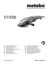 Metabo W 14-125 Ergo Operating instructions