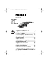 Metabo WX 21-230 Operating instructions