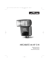 Metz mecablitz 44 AF-3 Minolta User manual