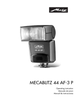 Metz mecablitz 44 AF-3 Pentax User manual