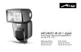Metz MECABLITZ 48 AF-1 DIGITAL Owner's manual