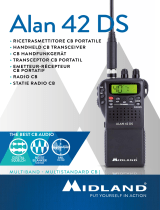 Midland Alan 42 DS CB Portable AM/FM Multi Bande Radio Émetteur-Récepteur Owner's manual