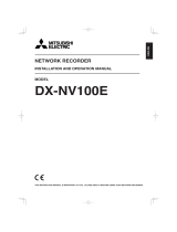Mitsubishi DX-NV100E User manual