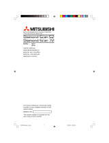 Mitsubishi Diamond Scan 72 User manual