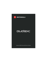 Motorola audex S805 User manual