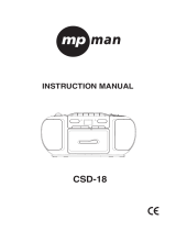 MPMan CSD18 Owner's manual