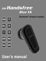 Mr. Handsfree blue XS User manual