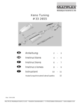 MULTIPLEX Xeno Tuning 33 2655 Owner's manual