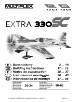 MULTIPLEX Extra 330 Sc Red Silver Owner's manual