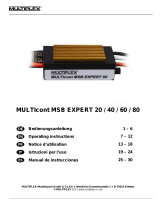 MULTIPLEX Multicont Msb Expert 80 Owner's manual