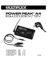 MULTIPLEX Power Peak A4 EQ-LCD - 30 8560 Owner's manual
