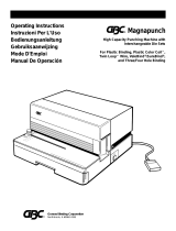 MyBinding GBC Magnapunch / 660ID Modular Punch User manual