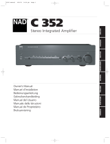 NAD Electronics C 352 User manual