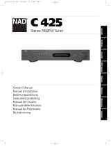 NAD Electronics C 425 User manual