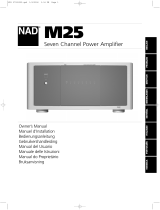 NAD Electronics m25 User manual