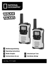 National Geographic FM Walkie Talkie 2piece Set Owner's manual